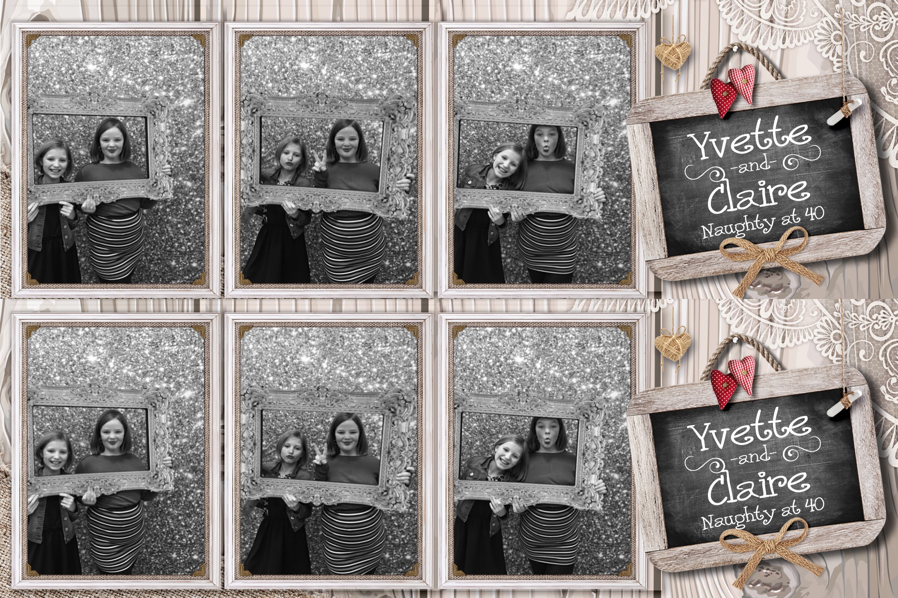 Yvette and Claire’s 40th birthday! - Prints 2 | View more photos from the event at gallery.partydelightsphotobooth.co.uk/u/PartyDelightsPhotoBooth/Yvette-and-Claire’s-40th-birthday-Prints-2